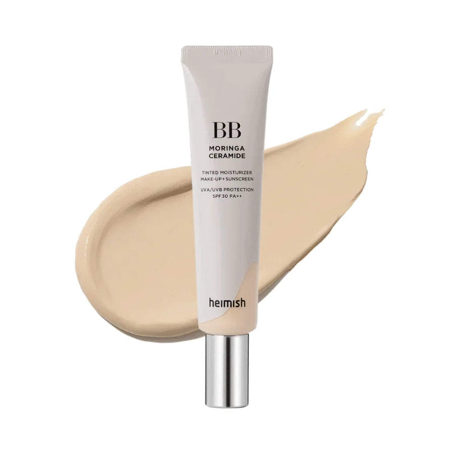 Hemish - BB Moringa Ceramide Tinted Moisturizer Make-Up + Sunscreen – Smink från Heimish | K-Beauty Carely.se