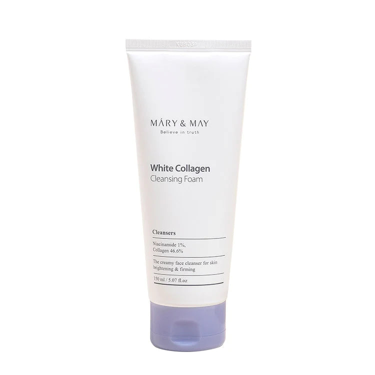 Mary & May - White Collagen Cleansing Foam 150ml – Cleanser från Mary & May | K-Beauty Carely.se