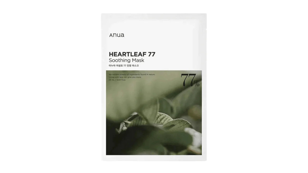 Anua - Heartleaf 77% Soothing Sheet Mask 25ml – Ansiktsmask från Anua | K-Beauty Carely.se