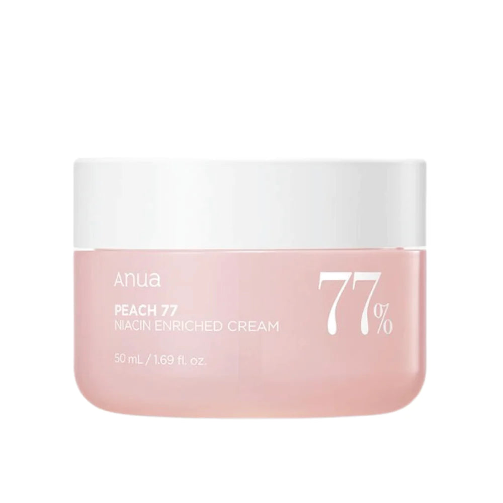 Anua - Peach 77% Niacin Enriched Cream 50ml – Fuktighetskräm från Anua | K-Beauty Carely.se