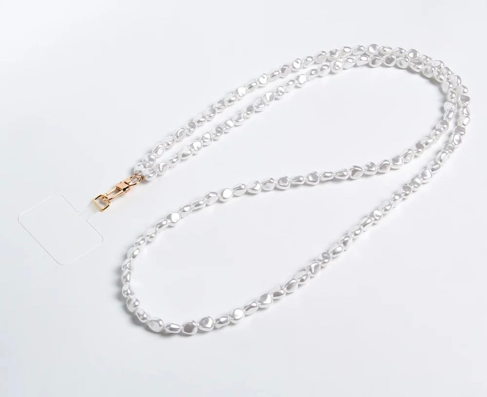 Chain Strap Pearl- Milano - 120cm – Accessoar från Carely.se | K-Beauty Carely.se