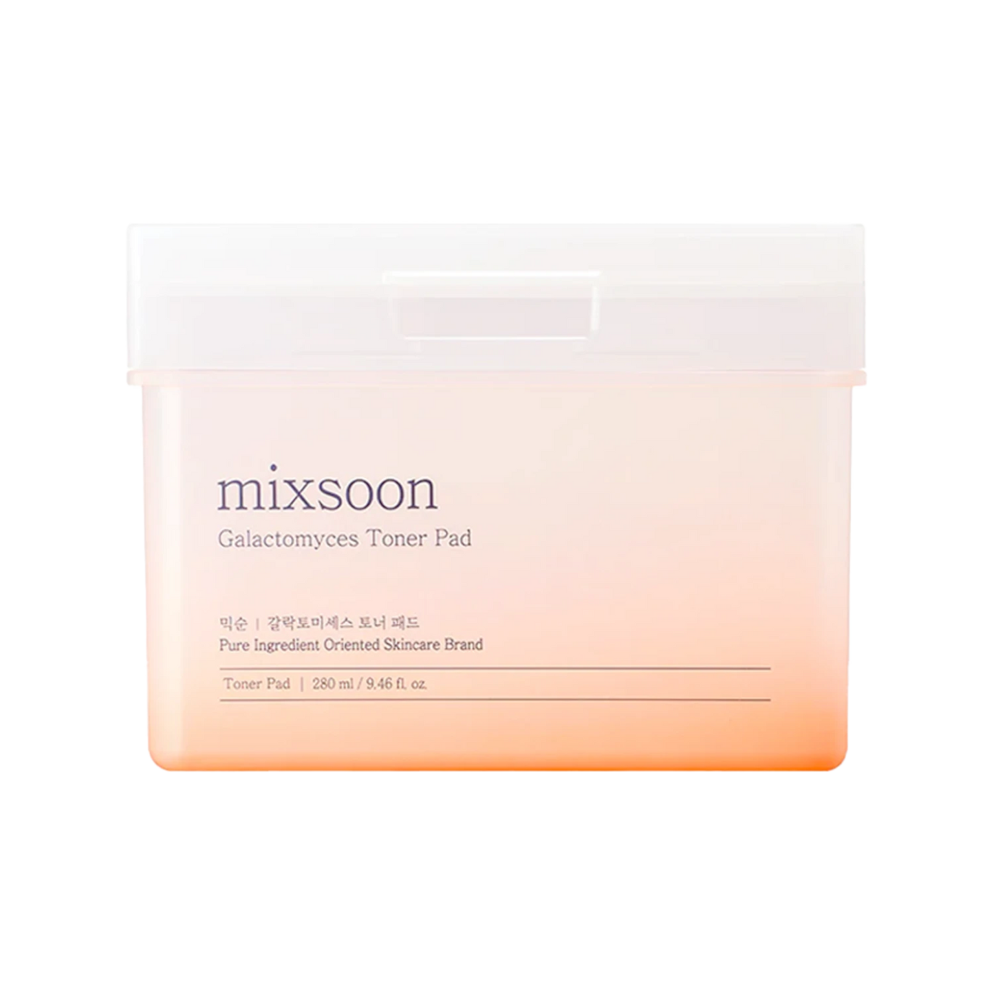 Mixsoon - Galactomyces Toner Pad 60 sheets / 280ml – Toner från Mixsoon | K-Beauty Carely.se