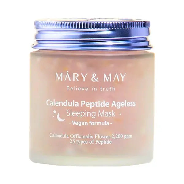 Mary & May - Calendula Peptide Ageless Sleeping Mask 110g – Ansiktsmask från Mary & May | K-Beauty Carely.se