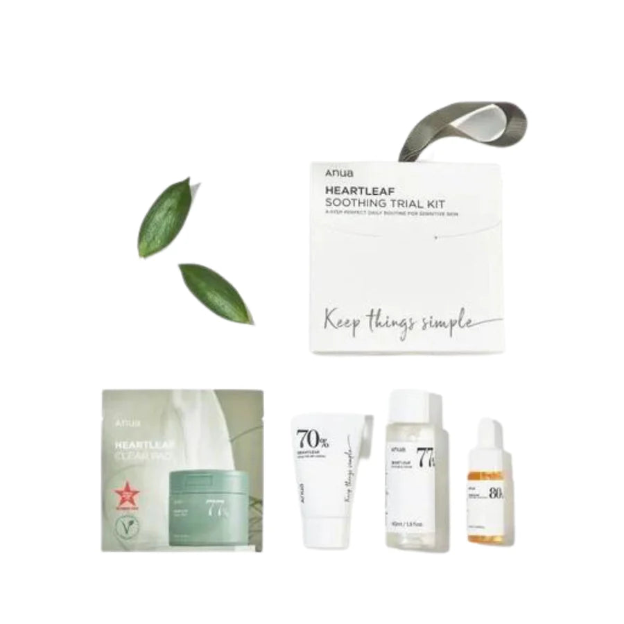 Anua - Heartleaf Soothing Trial Kit 4-step perfect daily routine