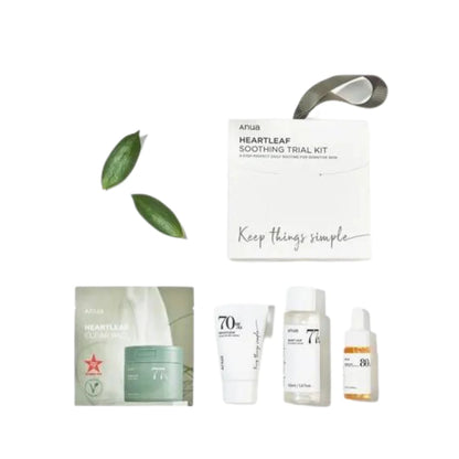 Anua - Heartleaf Soothing Trial Kit 4-step perfect daily routine