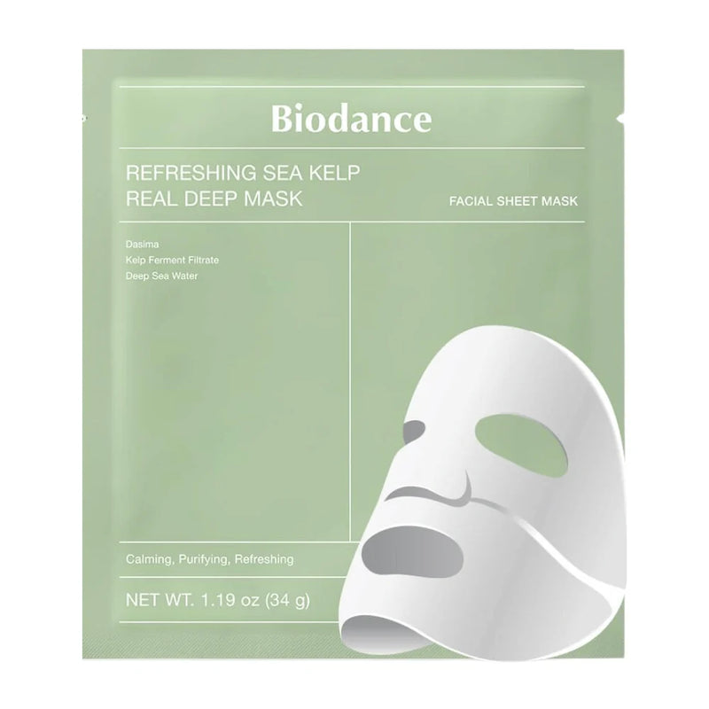 Biodance- Refreshing Sea Kelp Real Deep Mask – Ansiktsmask från Biodance | K-Beauty Carely.se