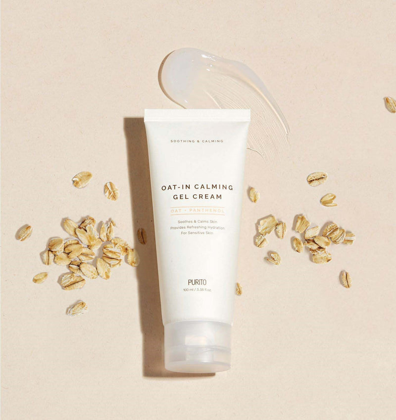 PURITO - Oat-in Calming Gel Cream 100ml for Sensitive Skin – Fuktighetskräm från Purito Seoul | K-Beauty Carely.se